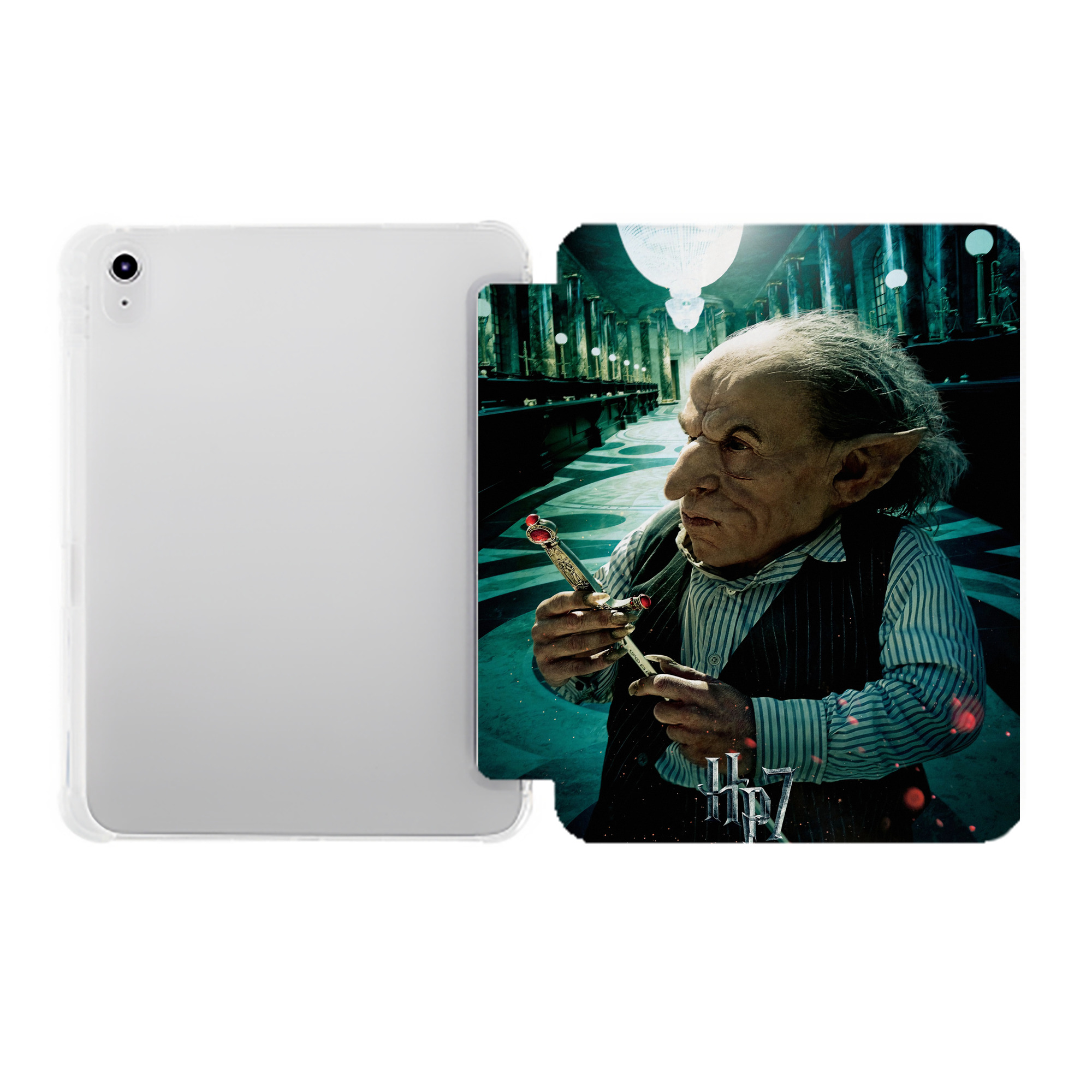 （画像用） Harry Potter ハリー・ポッターシリーズ IPad ケース ペン収納付き 三つ折りスタンド PUレザー×シリコン 対応機種9.5/10.5/10.9インチ